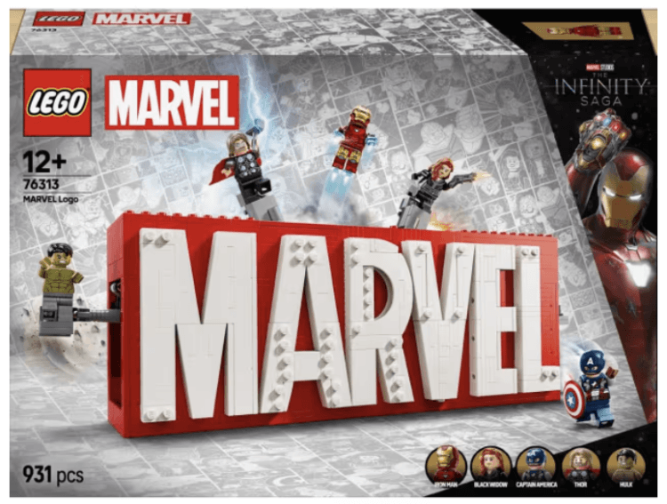 Kmart: LEGO Marvel: Marvel Logo & Minifigures 76313 $79